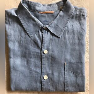 Tommy Bahama Blue Linen Indigo Shirt